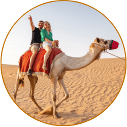 Camel Riding in Dubai Dunes