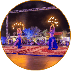 Fire Show at Dubai Desert Safari