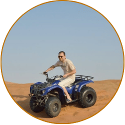 Quad bike at Dubai Desert Safari