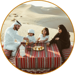 Tea and Coffee in Dubai Desert Safari